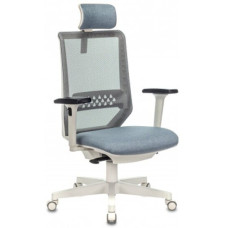 Кресло руководителя Бюрократ Expert 38-405 серый-голубой