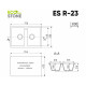 Кухонная мойка Ecology Stone R-23-309 тёмно-серый 775x495мм