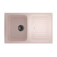 Кухонная мойка Ecology Stone ES-27 светло-розовый 760x500мм