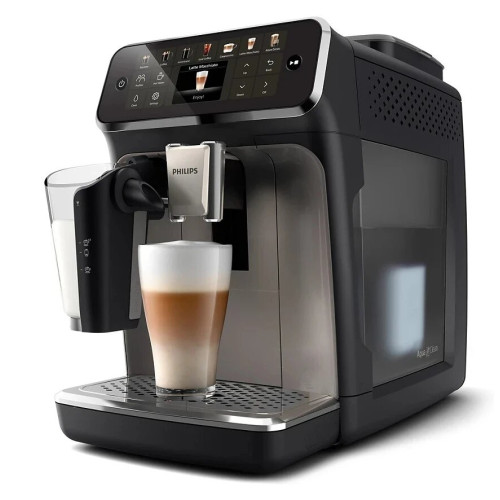 Кофемашина Philips EP4449/70 черный/серебристый