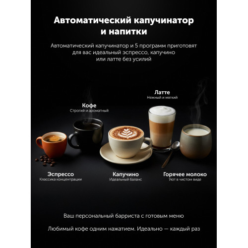 Кофемашина Polaris PACM 2052AC черный