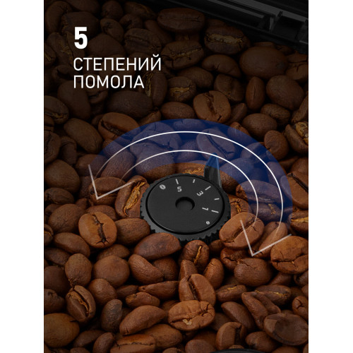 Кофемашина Weissgauff WCM-330 TFT Touch Cappuccino Nero