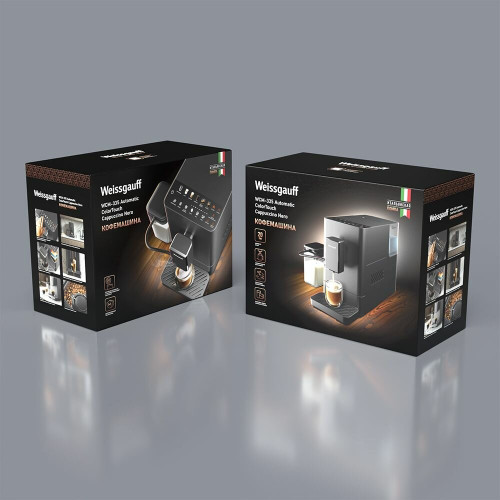 Кофемашина Weissgauff WCM-335 Automatic ColorTouch Cappuccino Nero