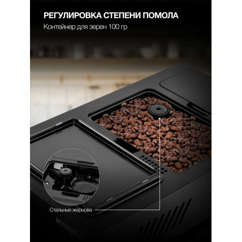 Кофемашина Hyundai HAM-4402 черный