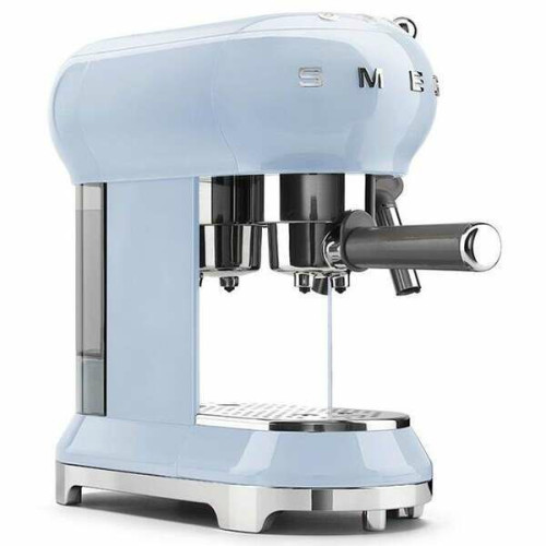 Кофемашина-эспрессо SMEG ECF02PBEU пастельный голубой