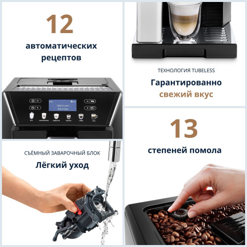 Кофемашина DeLonghi Eletta Cappucino Evo ECAM 46.860.B