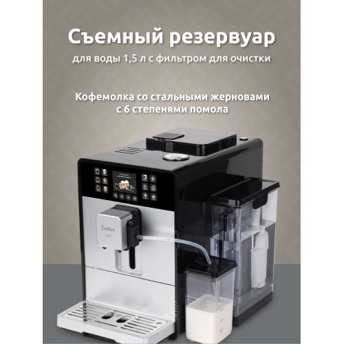 Кофемашина EVELUX EACM 1028 S Asti
