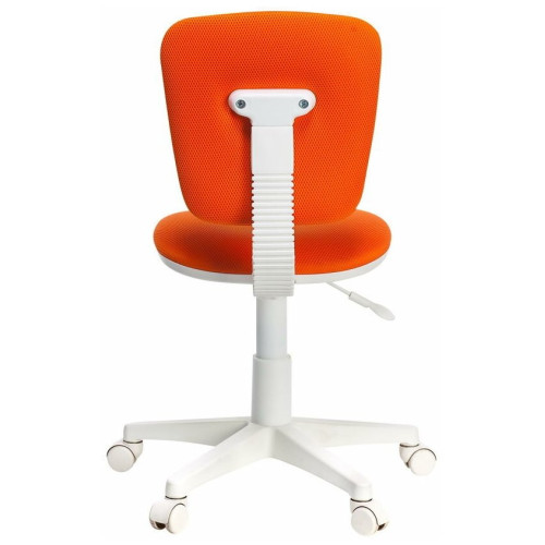 Кресло детское Бюрократ CH-W204NX/ORANGE оранжевый TW-96-1 пластик белый
