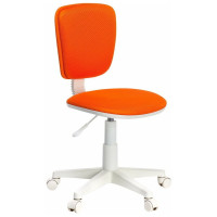 Кресло детское Бюрократ CH-W204NX/ORANGE оранжевый TW-96-1 пластик белый