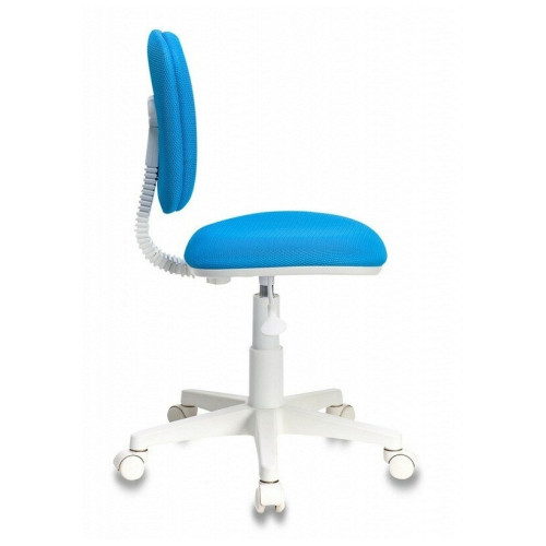 Кресло детское Бюрократ CH-W204NX голубой Sticks 06 крестовина пластик пластик белый