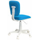 Кресло детское Бюрократ CH-W204NX голубой Sticks 06 крестовина пластик пластик белый