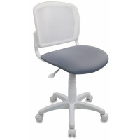 Кресло детское Бюрократ CH-W296NX/15-48 спинка сетка белый TW-15 сиденье серый