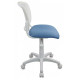 Кресло детское Бюрократ CH-W296NX/26-24 спинка сетка белый TW-15 сиденье голубой