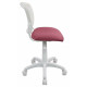Кресло детское Бюрократ CH-W296NX/26-31 спинка сетка белый TW-15 сиденье розовый