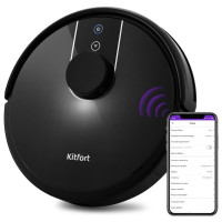 Пылесос-робот Kitfort КТ-566 25Вт черный