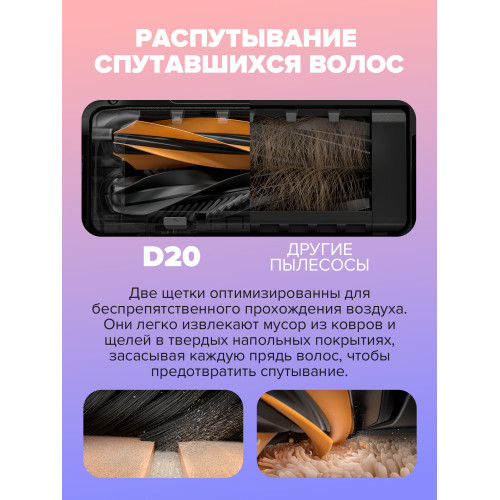 Робот-пылесос DREAME D20 White