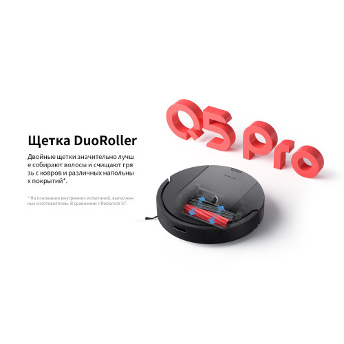 Робот-пылесос Roborock Q5 Pro черный EU