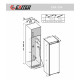 Встраиваемый холодильник EXITEQ EXR-204