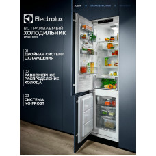 Встраиваемый холодильник Electrolux LNS6TE19S