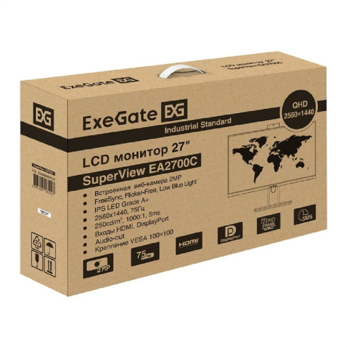Монитор ExeGate EA2700C SuperView (EX298882RUS)