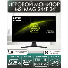 Монитор MSI MAG 244F (9S6-3BC41H-011) Black
