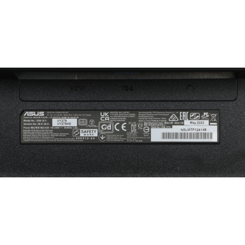 Монитор Asus VY279HE-W (90LM06D2-B01170) белый