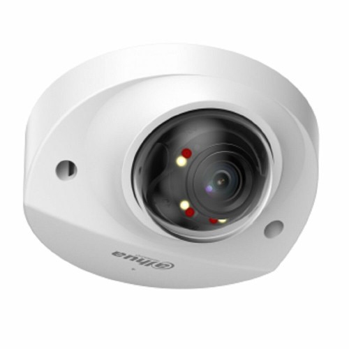 Уличная мини-купольная IP-видеокамера SmartDualLight Dahua DH-IPC-HDBW2249FP-AS-IL-0280B 2Мп, 1/2.8” CMOS, объектив 2.8мм, видеоаналитика, микрофон, ИК 30м, LED 30м, IP67, IK10, металл