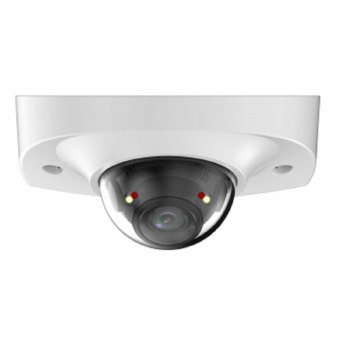 Уличная мини-купольная IP-видеокамера SmartDualLight Dahua DH-IPC-HDBW2249FP-AS-IL-0280B 2Мп, 1/2.8” CMOS, объектив 2.8мм, видеоаналитика, микрофон, ИК 30м, LED 30м, IP67, IK10, металл