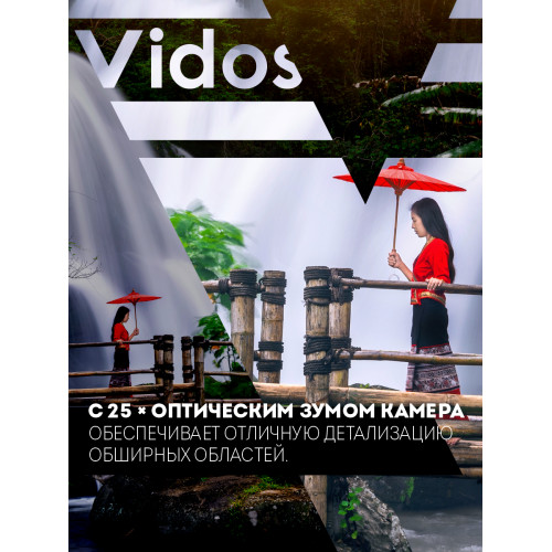 Видеокамера IP HiWatch DS-I425 4.8-120мм цветная