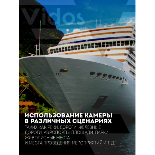 Видеокамера IP HiWatch DS-I425 4.8-120мм цветная