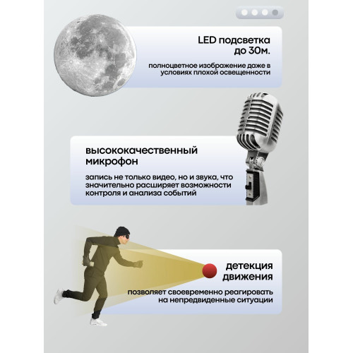 Видеокамера IP Hikvision HiWatch DS-I450L 2.8-2.8мм цветная