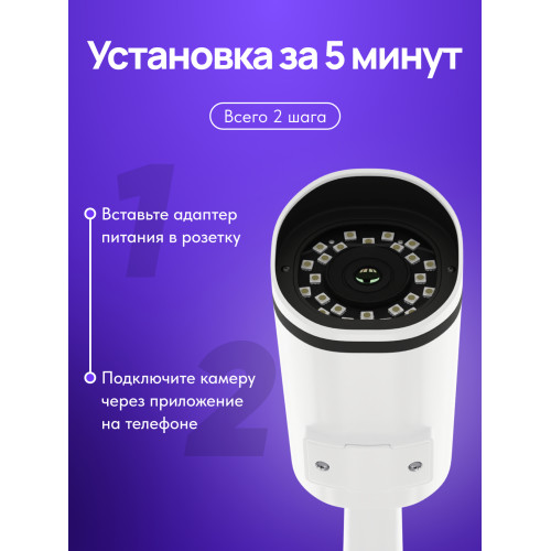 Видеокамера IP Trassir TR-D2151IR3 2.8-2.8мм цветная