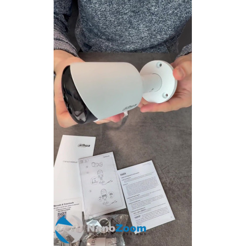 Видеокамера Dahua DH-IPC-HFW2449SP-S-IL-0280B уличная цилиндрическая IP-видеокамера 4Мп 1/2.7” CMOS объектив 2.8мм