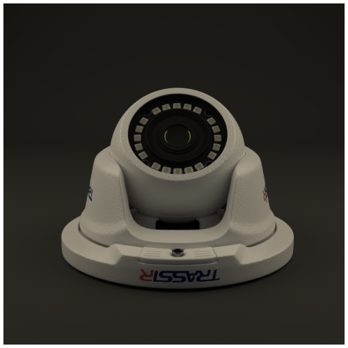 Видеокамера IP Trassir TR-D2S5 2.8-2.8мм цветная корп.:белый