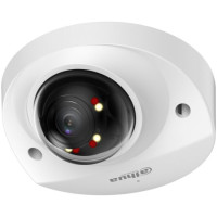 Уличная мини-купольная IP-видеокамера SmartDualLight Dahua DH-IPC-HDBW2449FP-AS-IL-0280B 4Мп, 1/2.9” CMOS, объектив 2.8мм, видеоаналитика, микрофон, ИК 30м, LED 30м, IP67, металл