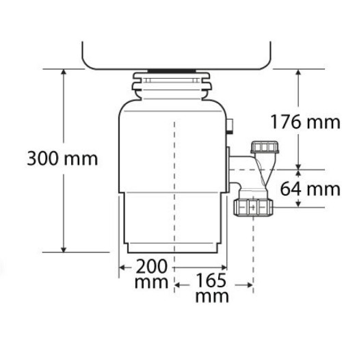 Измельчитель пищевых отходов STATUS Premium 100