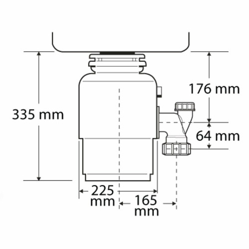 Измельчитель пищевых отходов STATUS Premium 300