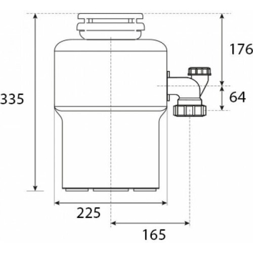 Измельчитель пищевых отходов STATUS Premium 300