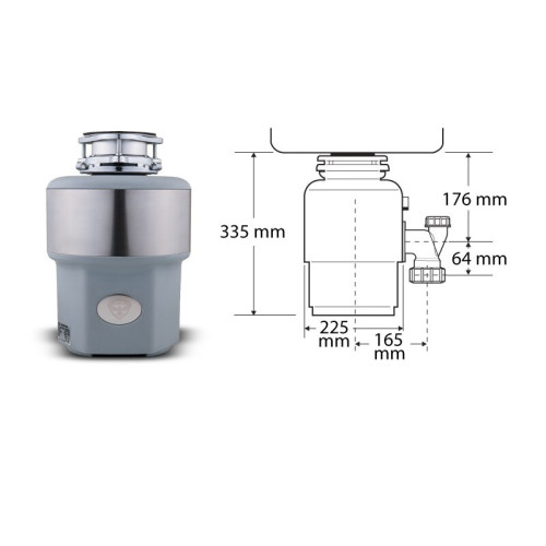 Измельчитель пищевых отходов STATUS Premium 300