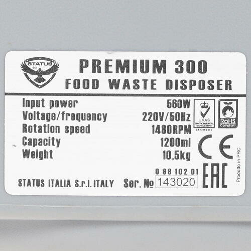 Измельчитель пищевых отходов STATUS Premium 300