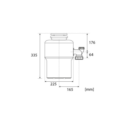 Измельчитель пищевых отходов STATUS Premium 300