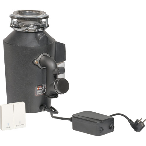 Измельчитель пищевых отходов Bort Alligator Green черный