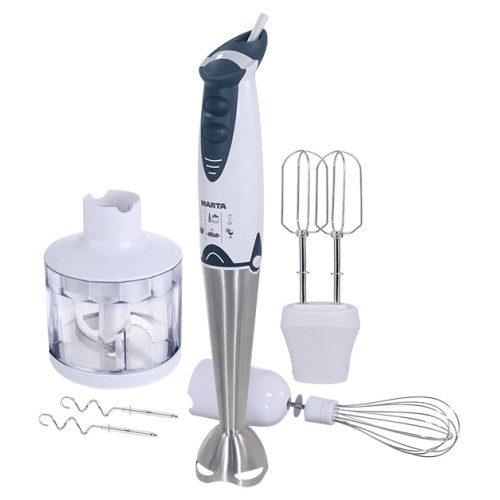 Блендер MARTA MT-1553 белый/фиолетовый чароит