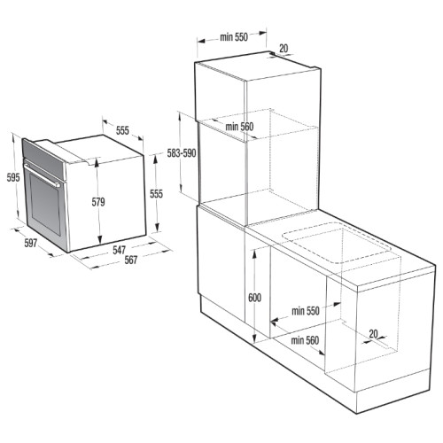 Духовой шкаф Gorenje BO 636 E20XG