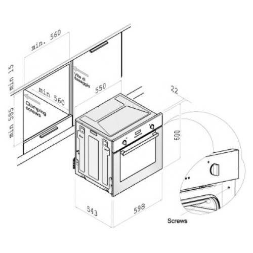 Духовой шкаф Korting OKB 792 PFX