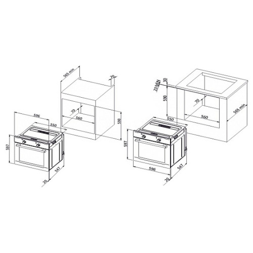 Духовой шкаф Korting OKB 771 CFX