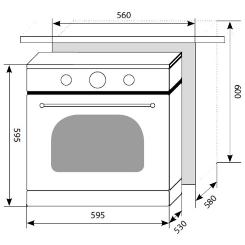 Духовой шкаф LEX EDM 073C IV