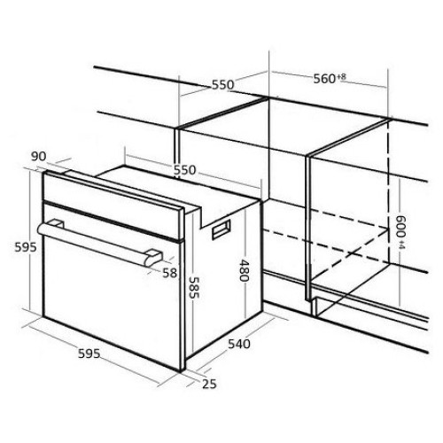 Духовой шкаф Kuppersberg HGG 663 B