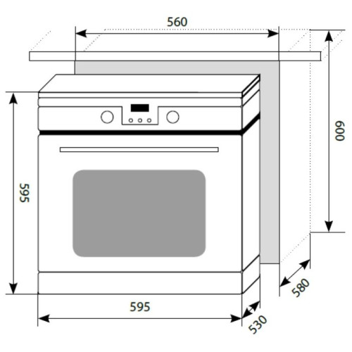 Духовой шкаф LEX EDP 093 IV