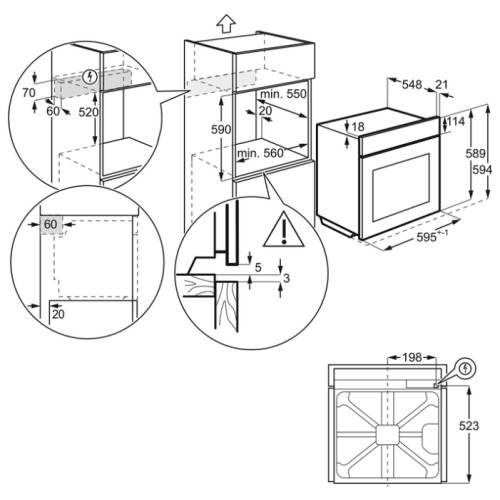 Духовой шкаф Zanussi OPZA4330B черный